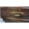 Image 5 : Carved Wood Chest of Drawers with Brass Handles. 50”×34”×18”