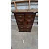 Image 1 : Tall Chest of Drawers with Brass Hardware and 7 Drawers. 46”×33”×17”