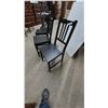 Image 4 : Three Black Wood Dining Chairs