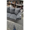 Image 3 : Three-Seat Sofa with Three Back and Two Arm Cushions, Microsuede, 88” Wide