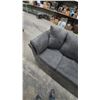 Image 5 : Three-Seat Sofa with Three Back and Two Arm Cushions, Microsuede, 88” Wide