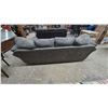 Image 7 : Three-Seat Sofa with Three Back and Two Arm Cushions, Microsuede, 88” Wide