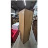 Image 6 : Octagonal Wood and Glass Display Cabinet, 75” 24”×30”