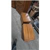Image 8 : 4-Piece MCM Rattan and Wood Dresser Set with 2 Nightstands