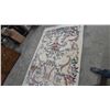 Image 3 : Floral and Scroll Pattern Area Rug. 105”×66”