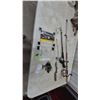 Image 1 : Fishing Rods and Reels, Tackle Box with Berkley PowerBait, Lures
