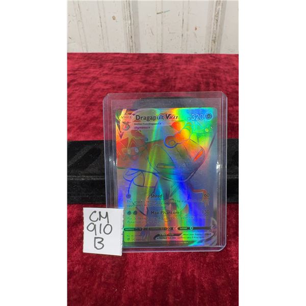 Pokémon Dragapult VMAX Rainbow Rare 197/192 Sword and Shield Rebel Clash Card