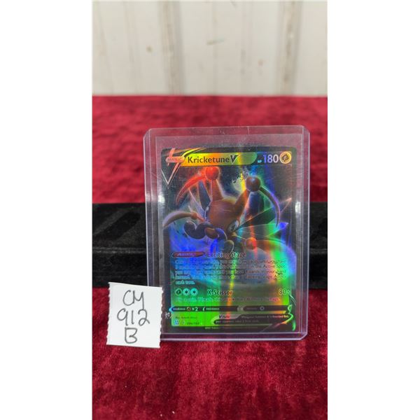 Pokémon Kricketune V Full Art Holographic Card 006/163 Sword and Shield Battle Styles