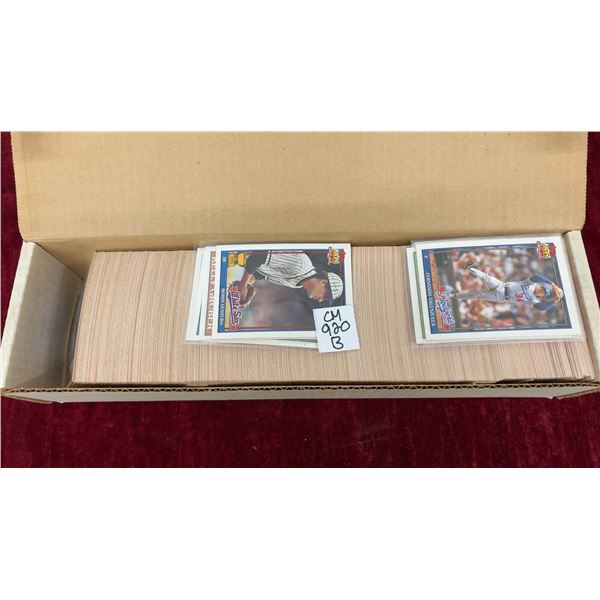 Box Of Baseball Cards