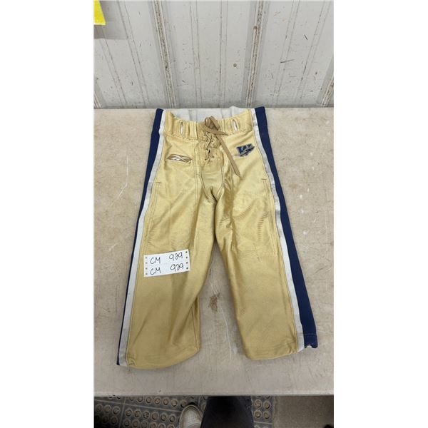 Game Worn Blue Bombers Pants