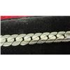 Image 2 : Platinum Plated 8.0mm Serpentine Necklace, 23 1/2”