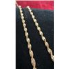 Image 4 : 18K Gold-Plated 45.0mm Simulated Diamond Cross Necklace, 18” Long