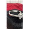 Image 3 : Platinum-Plated 1.0 Ct Simulated Diamond Chanel Ring, Resizeable