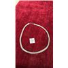 Image 1 : Platinum Plated 8.0mm Serpentine Necklace, 20” Long