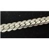 Image 2 : Platinum Plated 8.0mm Serpentine Necklace, 20” Long
