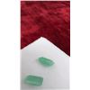 Image 9 : 2.0 Carat Natural Untreated Emerald (Pair) Cut Emerald