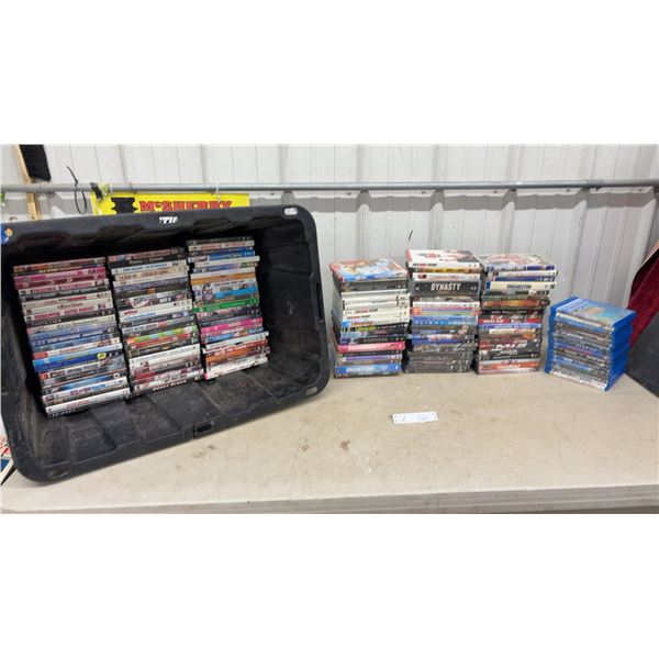 Large tote of DVD’s - Some Blue Ray