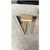 Image 2 : Lot of Tools: Drywall Tools, Trowels, Rubber Mallets, Putty Knives, Wire Brushes, Flashlight