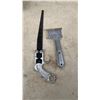 Image 8 : Lot of Tools: Drywall Tools, Trowels, Rubber Mallets, Putty Knives, Wire Brushes, Flashlight