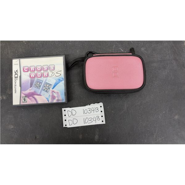 Nintendo DS Console and Crosswords DS Game