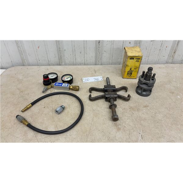 Coil Spring Compressor, Ridge Reamer and Leakage Testing Gauge