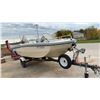 Image 12 : Glastron V-150 15 Foot Runabout Boat with Trailer, No Motor