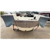 Image 3 : Glastron V-150 15 Foot Runabout Boat with Trailer, No Motor