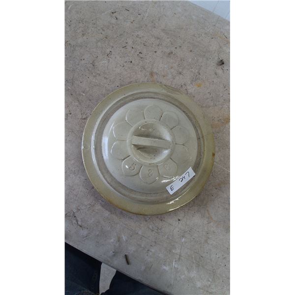 Redwing Stoneware Crock Lid for 5 and 6 gallon crocks