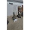 Image 3 : Three Kerosene Lamps, Two with Wall Mounts, One with Reflector