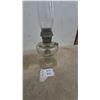 Image 4 : Pair of Clear Glass Aladdin Oil Lamps with Chimneys and Burners