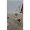 Image 2 : Assorted Oil Lamps and Parts, 3 Small Vases, and KoneKap Wicks