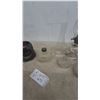 Image 4 : Assorted Oil Lamps and Parts, 3 Small Vases, and KoneKap Wicks