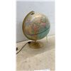 Image 5 : Replogle World Premier Series 12” Diameter Illuminated Desk Globe with Gold Base, c. 1990-1991