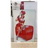Image 1 : Coca-Cola "Drink Coca-Cola Ice Cold" Pin-Up Girl Hardboard Sign, 24 × 36”