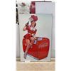 Image 2 : Coca-Cola "Drink Coca-Cola Ice Cold" Pin-Up Girl Hardboard Sign, 24 × 36”