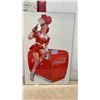 Image 6 : Coca-Cola "Drink Coca-Cola Ice Cold" Pin-Up Girl Hardboard Sign, 24 × 36”