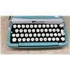Image 2 : SCM Smith-Corona Corsair Deluxe Portable Manual Typewriter, Teal, Late 1960s, with Case