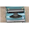 Image 3 : SCM Smith-Corona Corsair Deluxe Portable Manual Typewriter, Teal, Late 1960s, with Case