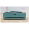 Image 4 : SCM Smith-Corona Corsair Deluxe Portable Manual Typewriter, Teal, Late 1960s, with Case