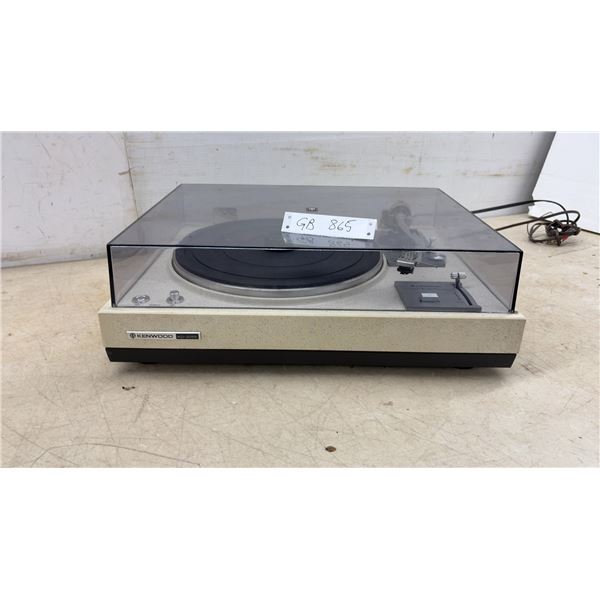 Kenwood KD-2055 Automatic Return Turntable, 33/45 RPM Vintage Vinyl Record Player