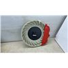 Image 3 : TRD Toyota Racing Development Brake Rotor Wall Clock, Tackle Box with Spark Plugs, and Car