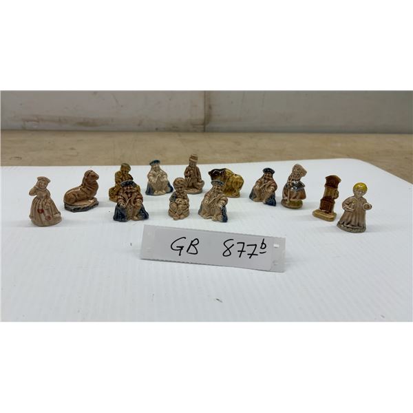 Vintage Wade Whimsies Ceramic Miniature Figurines, Nursery Rhyme Series and More, 13