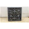 Image 5 : Perrier Wood Sign, Gas and Oil Station Retro Sign, Ornate Relief Plaque, 16 × 16” and Carved