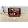 Image 1 : Decra-Lite Animated Musical Santa on Reindeer Motorcycle Christmas Decoration with LED Lights