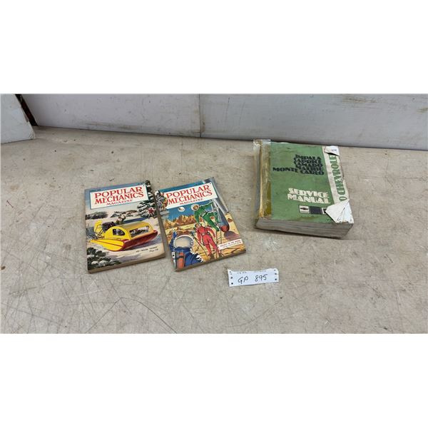 Popular Mechanics Magazines 1949-1950 and 1980 Chevrolet Impala Caprice Camaro Service Manual