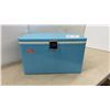 Image 1 : Vintage Coleman Steel-Belted Cooler, Sky Blue, Made in Canada, circa 1960s-1970s