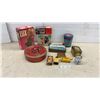 Image 1 : Vintage Advertising Tins and Boxes: Lux, Maple Leaf, Red Boy, Cunard Line R.M.S. Queen Elizabeth