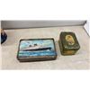 Image 2 : Vintage Advertising Tins and Boxes: Lux, Maple Leaf, Red Boy, Cunard Line R.M.S. Queen Elizabeth