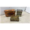 Image 4 : Vintage Tobacco Tins, Black Cat, Brier, Vogue, Old Virginia, Craven A, Cigarette Case