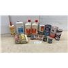 Image 1 : Vintage Oil and Automotive Fluid Lot: Castrol, Veedol, White Rose, Shell Rotella, STP and More